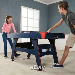 ESPN 60 Inch Air Powered Hockey Table with Overhead Electronic Scorer, UL Certif