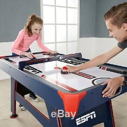 ESPN 60 Inch Air Powered Hockey Table with Scorer Game Room