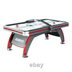ESPN 7 ft Air Hockey Table withElectronic Scorer, 2 Pucks & 2 Pushers (Used)