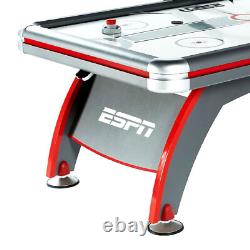 ESPN 7 ft Air Hockey Table withElectronic Scorer, 2 Pucks & 2 Pushers (Used)