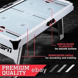 ESPN 72 in Air Hockey and Table Tennis Table, Combo Game Set