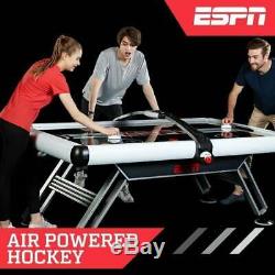 ESPN 84 inch Air Powered Hockey Table Black Black
