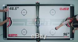 ESPN Air Hockey Table Electronic Scorer and Table Cover Family Indoor Game 8 Ft