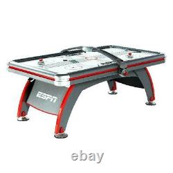 ESPN Air Hockey Table Overhead Electronic Scorer 4 Pushers 4 Pucks Indoor 7 Ft