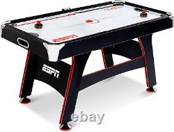 ESPN Air Powered Hockey Tables with Arcade Score Keeping, Pusher, and Puck Sets