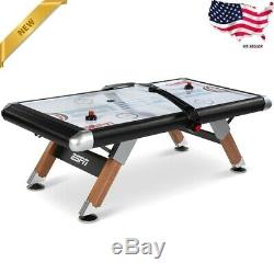 ESPN Belham Collection 8 Foot Air Powered Hockey Table Electronic Scorer &