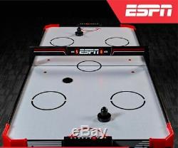 ESPN Kids 60 Air Powered Hockey Table Overhead Electronic Scorer Red/Black NEW