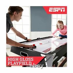 ESPN Sports Air Hockey Game Table Indoor Arcade Gaming Set with Electronic S