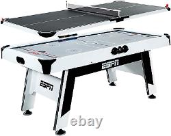 ESPN Sports Air Hockey Game Table Indoor Arcade Gaming Set with Electronic Scor