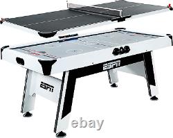 ESPN Sports Air Hockey Game Table Indoor Arcade Gaming Set with Electronic Scor