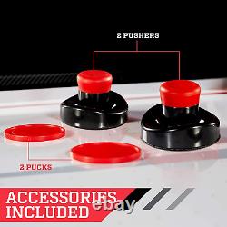 ESPN Sports Air Hockey Game Table Indoor Arcade Gaming Set with Electronic Scor