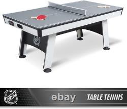 EastPoint Multi-Game Tables, Play 2-in-1 Air Hockey Table with 8, White