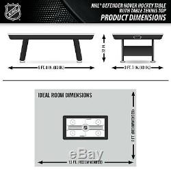 EastPoint Sports 80 NHL Air Powered Hockey Table with Table Tennis Top 2-In-One