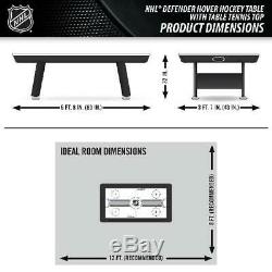 EastPoint Sports 80 NHL Air Powered Hockey Table with Table Tennis Top 2-In-One