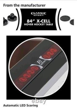 EastPoint Sports Ice Time X-Cell 84-inch Hover Hockey Glaze Tek Table MSRP $889