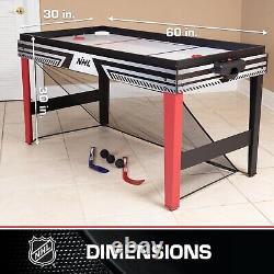 EastPoint Sports NHL 60 Hat Trick 3-in-1 Hockey Table Air, Knock, Knee Hockey