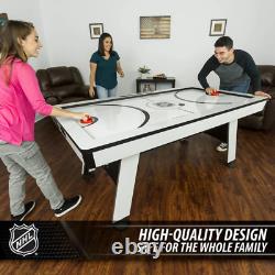 Eastpoint Multi-Game Tables, Play 2-In-1 Air Hockey Table with Table Tennis Top