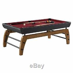 Edgewood 84 Billiard Table, Burgundy/Black (BL084Y19003)
