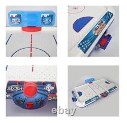 Electric Classic Air Hockey Foosball Table Set Equipment Accessories Auto Score