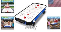 Elegant 40-Inch Air Hockey Game Table with Powerful 110V Motor & Accessories