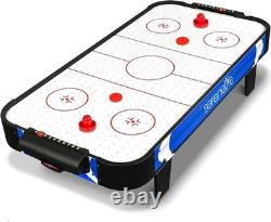 Elegant 40-Inch Air Hockey Game Table with Powerful 110V Motor & Accessories