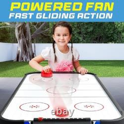 Elegant 40-Inch Air Hockey Game Table with Powerful 110V Motor & Accessories