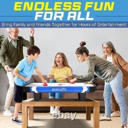 Elegant 40-Inch Air Hockey Game Table with Powerful 110V Motor & Accessories