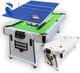 Emerald 7FT Multi-Game Pool Table Air Hockey & Table Tennis Green & White NEW