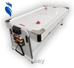 Emerald 7FT Multi-Game Pool Table Air Hockey & Table Tennis Green & White NEW
