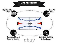 Eros 5.5-Foot Folding Air Hockey Table silver