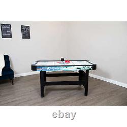 Face-Off 5-Foot Air Hockey Game Table for Family Game Rooms w Electronic Scoring