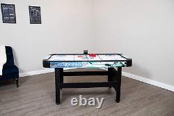 Face-Off 5-Foot Air Hockey Game Table for Family Game Rooms with Electronic Scor