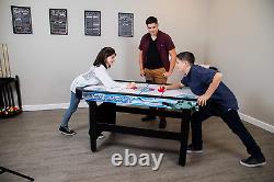 Face-Off 5-Foot Air Hockey Game Table for Family Game Rooms with Electronic Scor