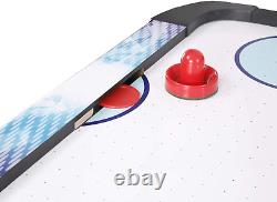 Face-Off 5-Foot Air Hockey Game Table for Family Game Rooms with Electronic Scor