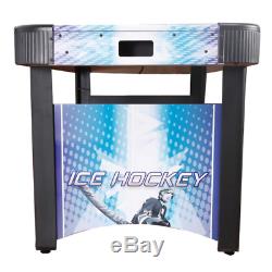 Face-Off 5 Ft. Air Hockey Game Table For Family Game Rooms With Electronic Scori