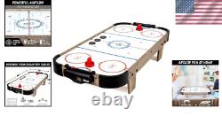 Family-Friendly 40-Inch Tabletop Air Hockey Game 2 Pushers & 3 Pucks Included