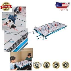 Family-Friendly Tabletop Rod Hockey with Large Playing Surface & Pucks