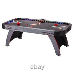 Fat Cat 7' LED Illuminated Indoor Air Hockey Table