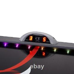 Fat Cat 7' LED Illuminated Indoor Air Hockey Table