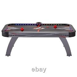 Fat Cat 7' LED Illuminated Indoor Air Hockey Table