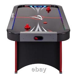 Fat Cat 7' LED Illuminated Indoor Air Hockey Table