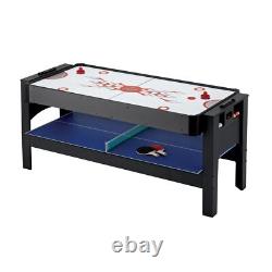 Fat Cat Flip 6' 3-in-1 Game Table, Billiard/Pool, Air Hockey, Table Tennis