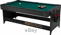 Fat Cat Original 2-in-1, 7' Pockey Game Table Billiards & Air Hockey / 64-1010