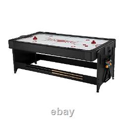 Fat Cat Original 3 in 1 Air Hockey, Billiards/Table Tennis Table (Open Box)