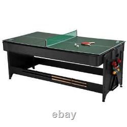 Fat Cat Pockey 3-in-1 Air Hockey, Billiards, Table Tennis Game Table (For Parts)