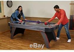 Fat Cat Volt 7' LED Illuminated Air Hockey Table with Dual Motor Action