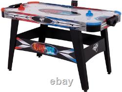 Fire'N Ice LED Light-Up 54 Air Hockey Table Includes 2 LED Hockey Pushers and