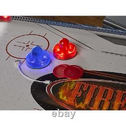 Fire N Ice LED Light-Up Air Hockey Table Digital Scoreboard Lights 55.5 inch