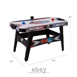 Fire'n Ice LED Light-Up 54 Air Hockey Table Includes 2 LED Hockey Pushers