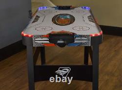 Fire'n Ice LED Light-Up 54 Air Hockey Table Includes 2 LED Hockey Pushers